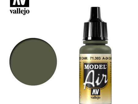 Vallejo Model Air: A-24M Camouflage Green Fashion