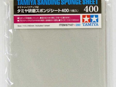 Tamiya Sanding Sponge Sheet - 400 Online Sale