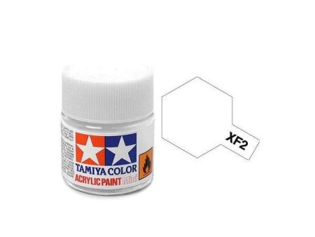 Tamiya Acrylic Mini XF-2 Flat White - 10ml Jar For Discount