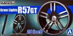 Aoshima Gram Lights R57GT 20  Tire & Wheel Set - 1 24 Scale on Sale