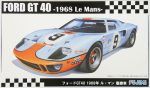 Fujimi RS-97 Ford GT40 1968 Le Mans - 1 24 Scale Model Kit on Sale