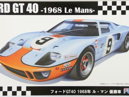 Fujimi RS-97 Ford GT40 1968 Le Mans - 1 24 Scale Model Kit on Sale