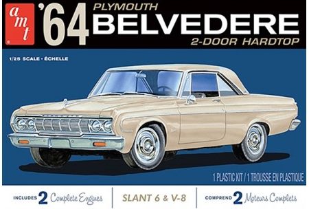 AMT 1964 Plymouth Belvedere - 1 25 Scale Model Kit Hot on Sale