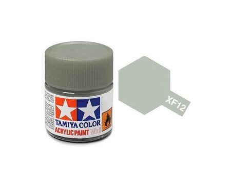 Tamiya Acrylic Mini XF-12 J. N. Grey - 10ml Jar For Discount