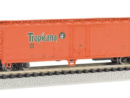 Bachmann Tropicana Orange - ACF 50  Steel Reefer - N Scale Model Train For Sale