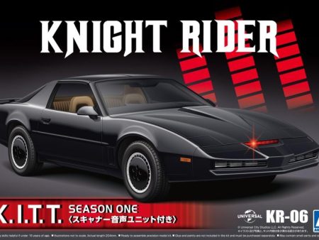 Aoshima K.I.T.T Knight Rider Season One w  Voice Unit - 1 24 Scale Model Kit Hot on Sale