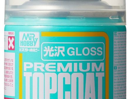 Mr Hobby - Mr. Premium Top Coat Gloss - 88ml Spray - B601 For Cheap