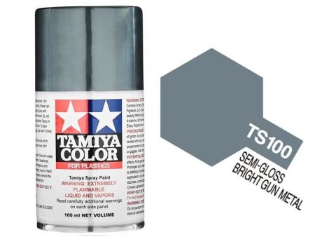 Tamiya 100ml TS-100 Brite Gun Metal Supply