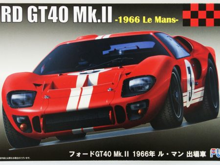 Fujimi RS-51 Ford GT40 Mk.II 1966 Le Mans - 1 24 Scale Model Kit Fashion