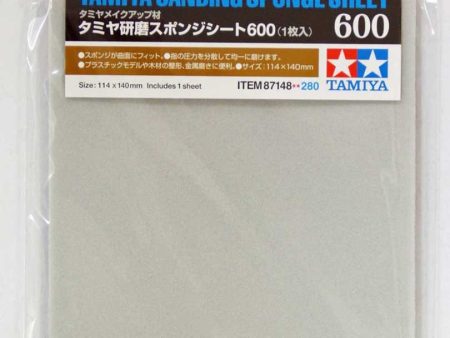 Tamiya Sanding Sponge Sheet - 600 Sale