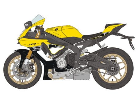 Blue Stuff YAMAHA YZF-R1 20th Anniversary (Yellow) Decals - 1 12 Scale Online Hot Sale