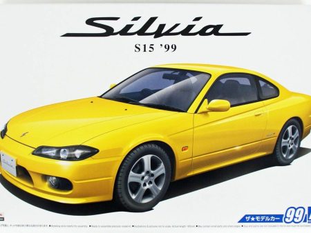 Aoshima The Model Car Nissan S15 Silvia Spec.R  99 - 1 24 Scale Model Kit on Sale