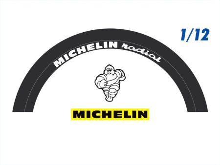 Blue Stuff MICHELIN 80 s tire markings Decals - 1 12 Scale Online Sale