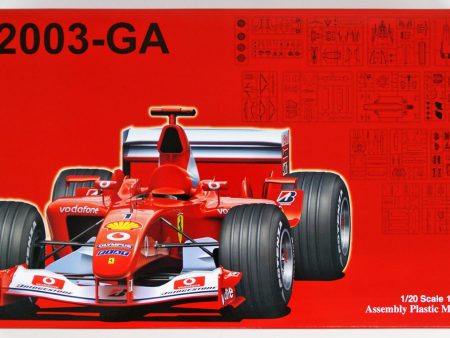 Fujimi GP23 092096 Ferrari F2003-GA (Japan Italy Monaco Spain GP) - 1 20 Scale Model Kit Online Sale