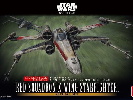 1 72 & 1 144 Red Squadron X-Wing Starfighter Special Set For Sale