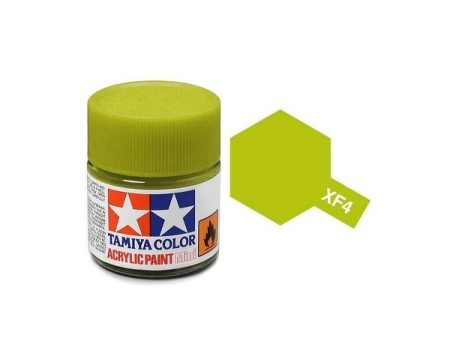 Tamiya Acrylic Mini XF-4 Yellow Green - 10ml Jar Sale