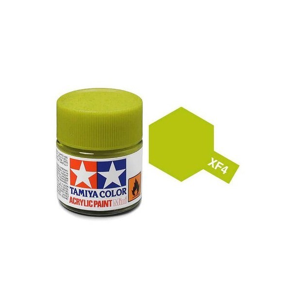 Tamiya Acrylic Mini XF-4 Yellow Green - 10ml Jar Sale