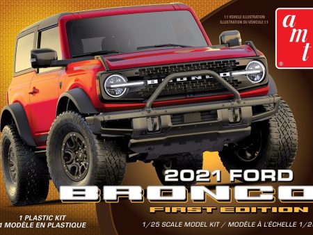 AMT 2021 Ford Bronco First Edition - 1 25 Scale Model Kit Online now