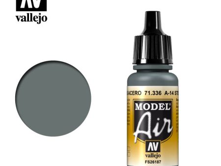 Vallejo Model Air: A-14 Steel Grey For Sale