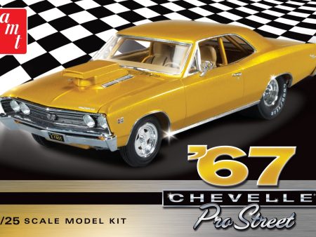 AMT 1967 Chevy Chevelle Pro Street 1 25 Scale Model Kit Supply