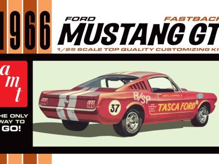 AMT 1966 Ford Mustang Fastback GT - 1 25 Scale Model Kit Online Sale