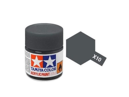 Tamiya Acrylic Mini X-10 Gun Metal - 10ml Jar Online