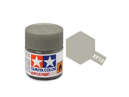 Tamiya Acrylic Mini XF-14 J. A. Grey - 10ml Jar For Cheap