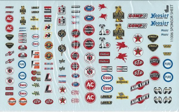 1 24 - 1 25 Sponsor Decals on Sale