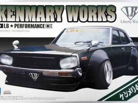 Aoshima Liberty Walk Nissan Skyline Kenmary Works 4Dr 2015 Ver - 1 24 Scale Model Kit Sale