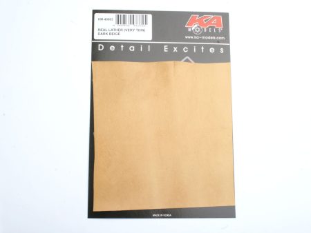 KA Models Real Leather (Very Thin) – DARK BEIGE For Discount