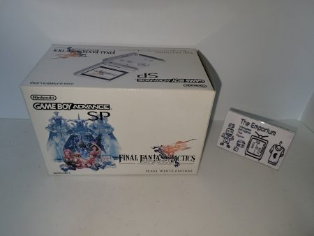 Game Boy Advance SP - Final Fantasy Tactics Pearl White Limited Edition - Nintendo GBA GameBoy Advance Online Hot Sale