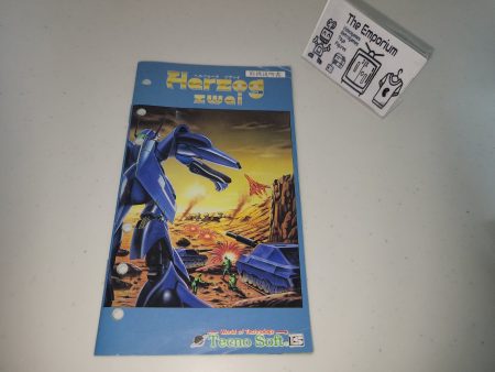 Herzog Zwei Manual - Sega MD MegaDrive Hot on Sale