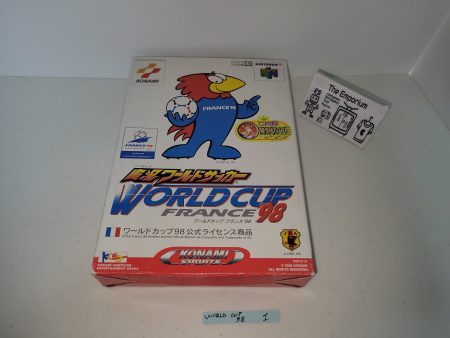 mario - Jikkyou World Soccer - World Cup France  98  - Nintendo64 N64 Nintendo 64 Supply