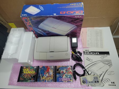 Pc Engine DuoR Console + 3 Games  - Nec Pce PcEngine Cheap