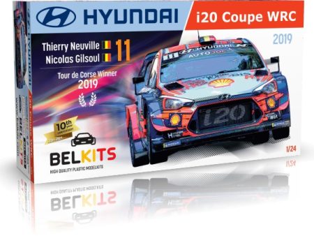 Belkits Hyundai Neuville i20 Coupe WRC - 1 24 Scale Model Kit Discount