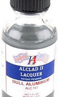 Alclad II Dull Aluminum Lacquer - 1oz Supply