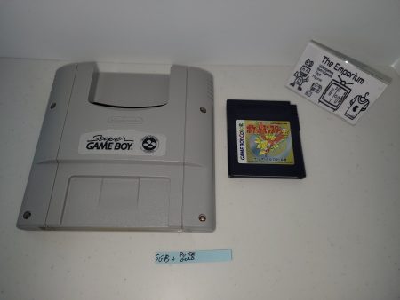 Super GameBoy Adapter + Pokemon Gold - Nintendo Sfc Super Famicom Discount