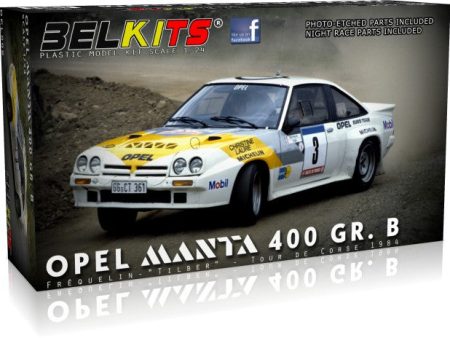 Belkits Opel Manta 400 Gr. B  Model Kit - 1 24 Scale For Sale