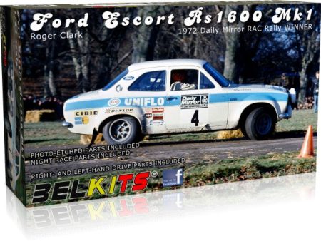 Belkits Ford Escort Mk.I Clark Rac Rally 1972 - 1 24 Scale on Sale