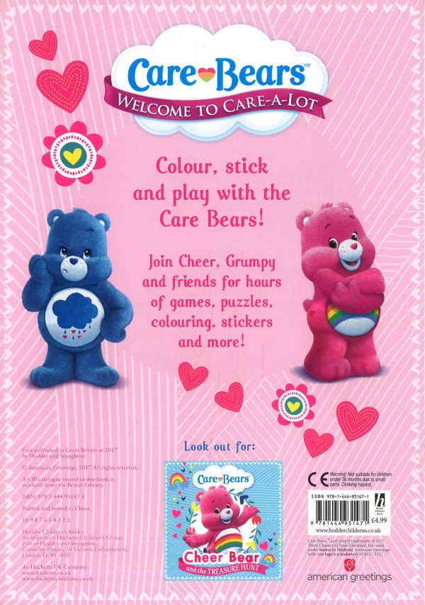 Care Bears: Hearts  N  Hugs Sticker Activity Book Sale