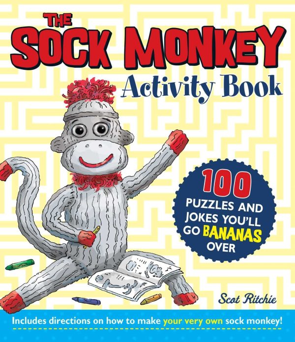 The Sock Monkey Activity Book on Sale