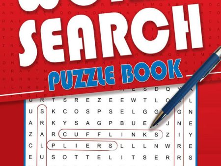 Wordsearch Puzzle Book (Red) For Cheap