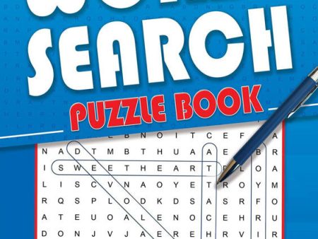 Wordsearch Puzzle Book (Blue) Hot on Sale